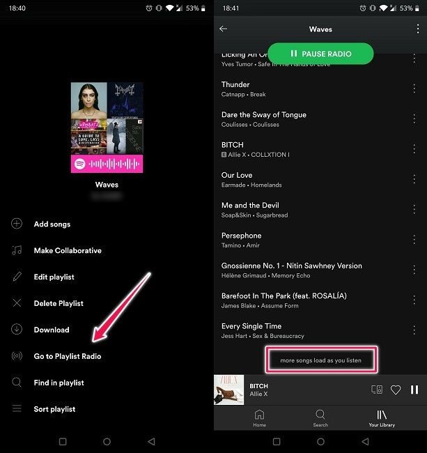 วิธีสร้างสถานีวิทยุบน Spotify และค้นหาเพลงใหม่ 