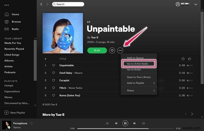 วิธีสร้างสถานีวิทยุบน Spotify และค้นหาเพลงใหม่ 