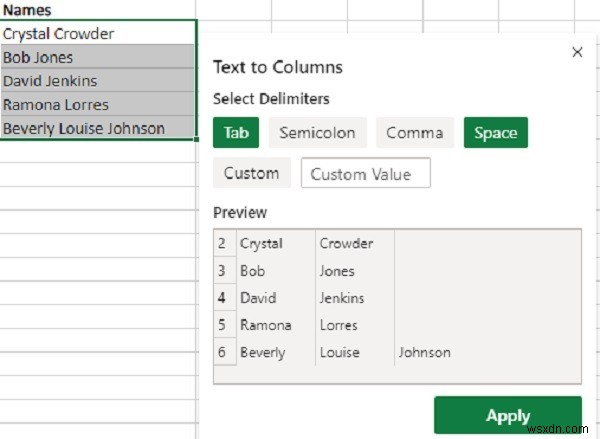 3 วิธีในการแยกเซลล์ใน Microsoft Excel 