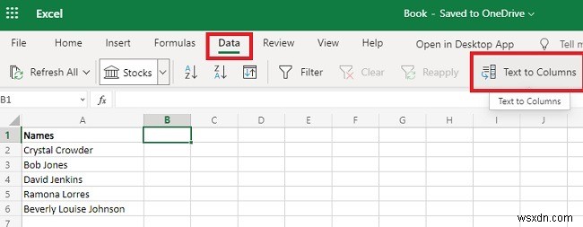 3 วิธีในการแยกเซลล์ใน Microsoft Excel 