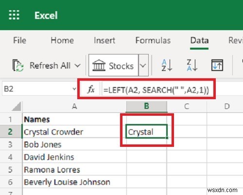 3 วิธีในการแยกเซลล์ใน Microsoft Excel 