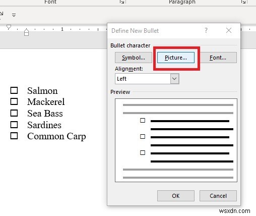 วิธีเพิ่มเครื่องหมายถูกและสัญลักษณ์แสดงหัวข้อย่อยใน Microsoft Word 