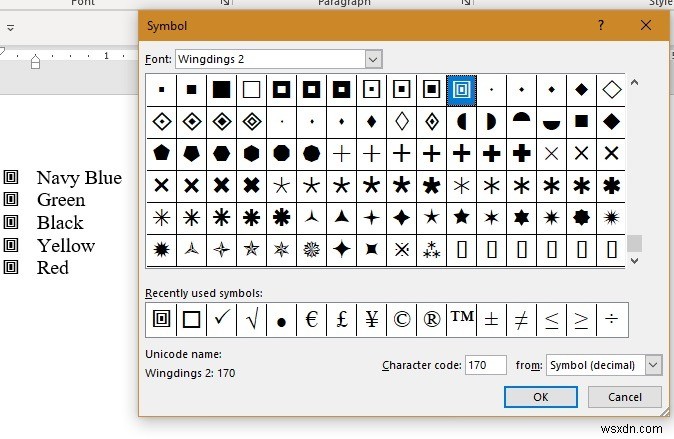 วิธีเพิ่มเครื่องหมายถูกและสัญลักษณ์แสดงหัวข้อย่อยใน Microsoft Word 