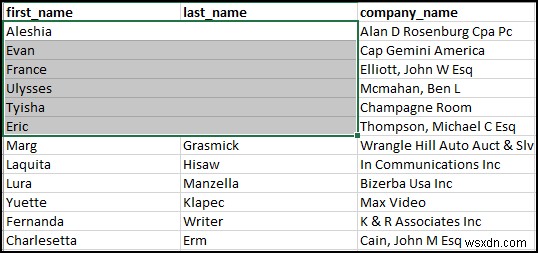 วิธีผสานเซลล์ คอลัมน์ และแถวใน Excel 