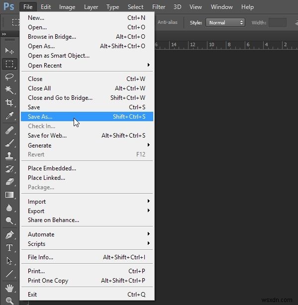 วิธี Batch-Process ไฟล์ใน Photoshop 