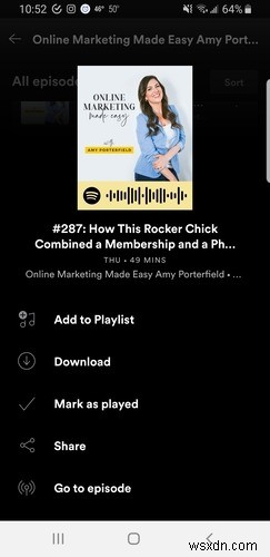 วิธีสร้างเพลย์ลิสต์ Podcast บน Spotify 