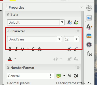 วิธีเปลี่ยนแบบอักษรเริ่มต้นใน LibreOffice 