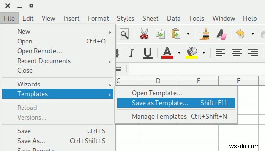 วิธีเปลี่ยนแบบอักษรเริ่มต้นใน LibreOffice 