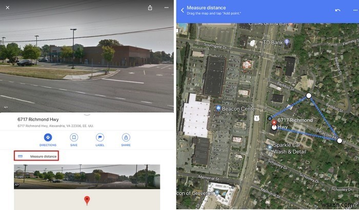 วิธีวัดระยะทางระหว่างจุดสองจุดใน Google Maps 