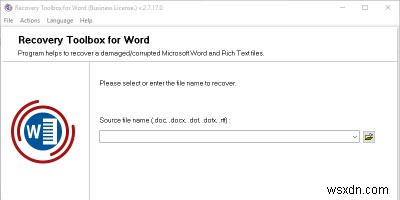 Recovery Toolbox for Word:วิธีง่ายๆ ในการซ่อมแซมไฟล์ Word ที่เสียหาย 