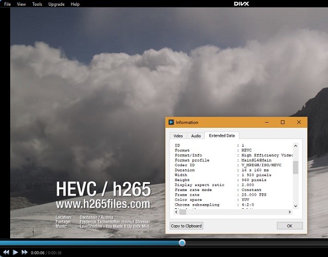 วิธีเล่นวิดีโอ H.265 ด้วย Media Player ที่คุณชื่นชอบ 