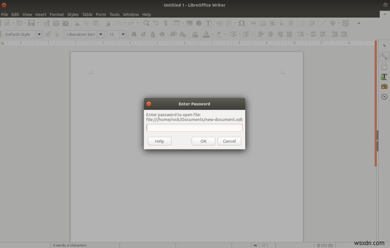วิธีเข้ารหัสเอกสารของคุณด้วย LibreOffice 