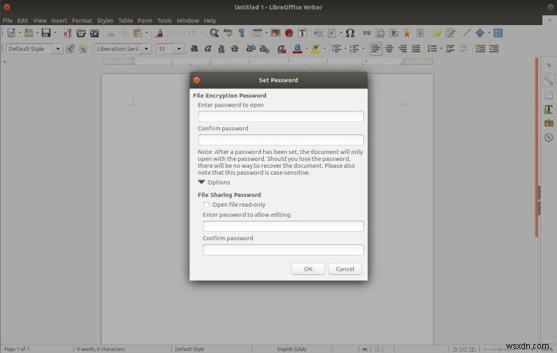 วิธีเข้ารหัสเอกสารของคุณด้วย LibreOffice 