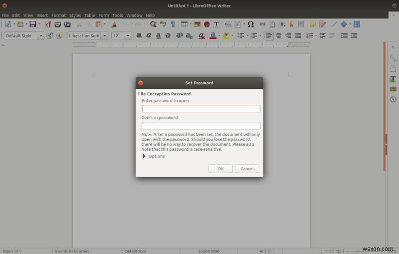 วิธีเข้ารหัสเอกสารของคุณด้วย LibreOffice 