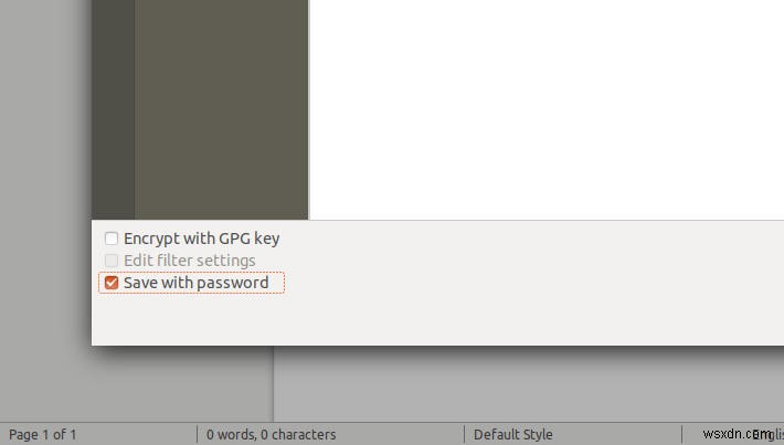วิธีเข้ารหัสเอกสารของคุณด้วย LibreOffice 