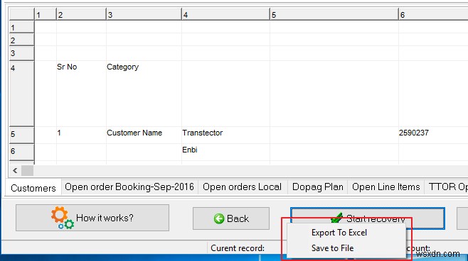 กู้คืนไฟล์ Excel ที่เสียหายด้วย Recovery Toolbox for Excel 