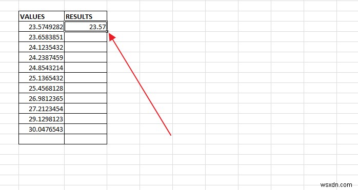 วิธีปัดเศษตัวเลขใน Excel โดยใช้ฟังก์ชัน ROUND 