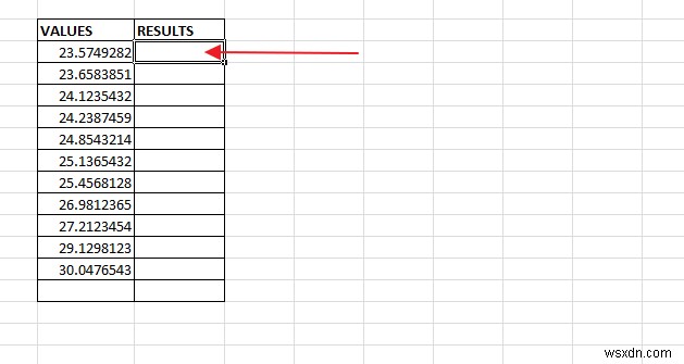 วิธีปัดเศษตัวเลขใน Excel โดยใช้ฟังก์ชัน ROUND 