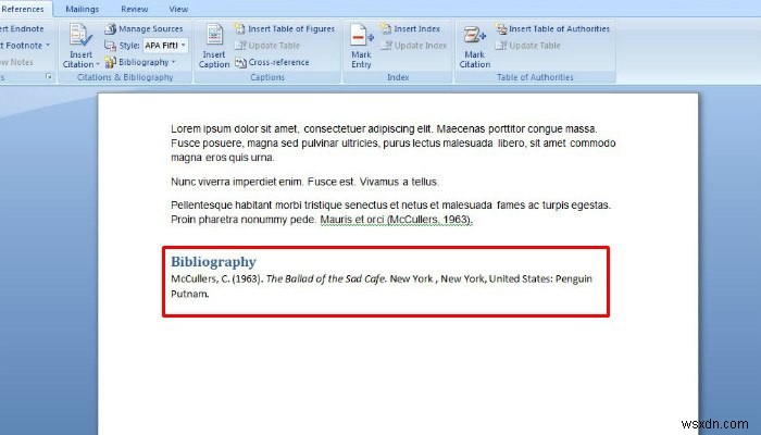 วิธีสร้างบรรณานุกรมและการอ้างอิงใน Microsoft Word โดยอัตโนมัติ 