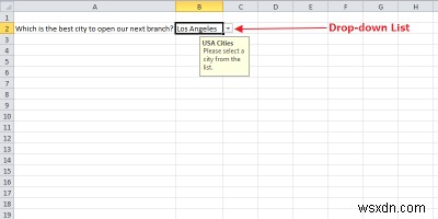 วิธีสร้างรายการดรอปดาวน์ใน Microsoft Excel 