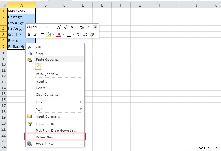 วิธีสร้างรายการดรอปดาวน์ใน Microsoft Excel 