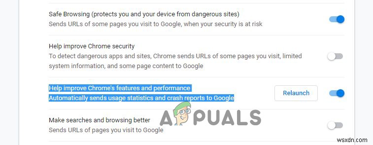 วิธีแก้ไขข้อผิดพลาด “Google Chrome ไม่ตอบสนอง” 