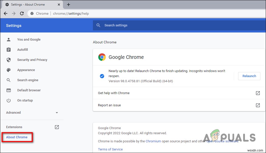 แก้ไข:ข้อผิดพลาด RESULT_CODE_MISSING_DATA บน Chrome และ Edge 