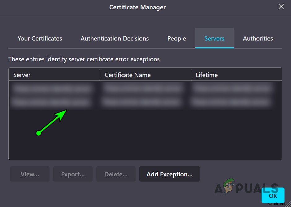 แก้ไข:ข้อผิดพลาด  Sec_Error_Reused_Issuer_And_Serial Warning  บนเบราว์เซอร์ 