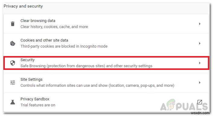 ปิดใช้งานหรือเปิดใช้งาน “Safe Browsing” บน Google Chrome 