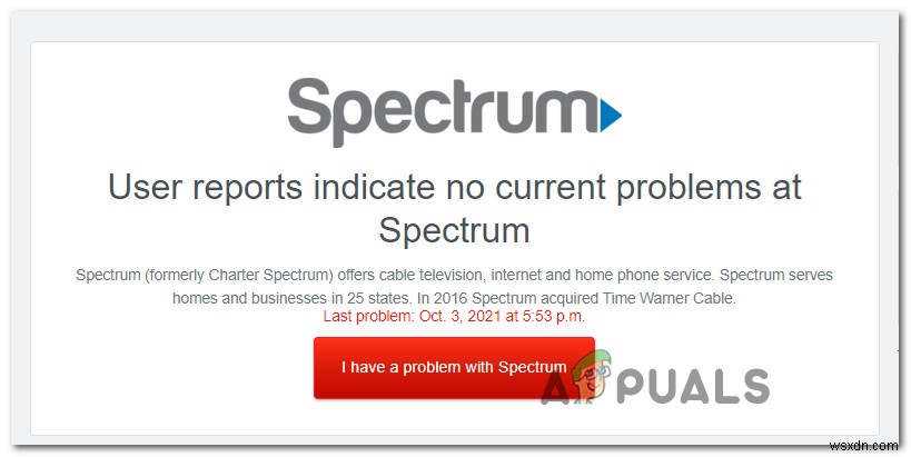 วิธีแก้ไข  Internal Server Error  บน Spectrum 