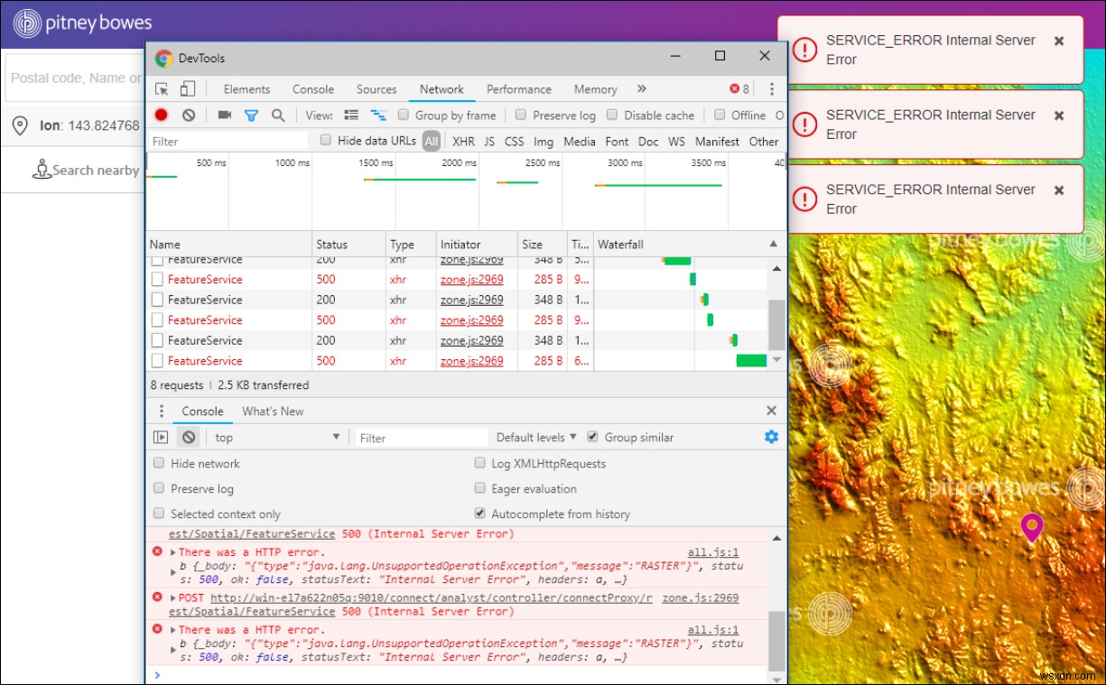 วิธีแก้ไข  Internal Server Error  บน Spectrum 