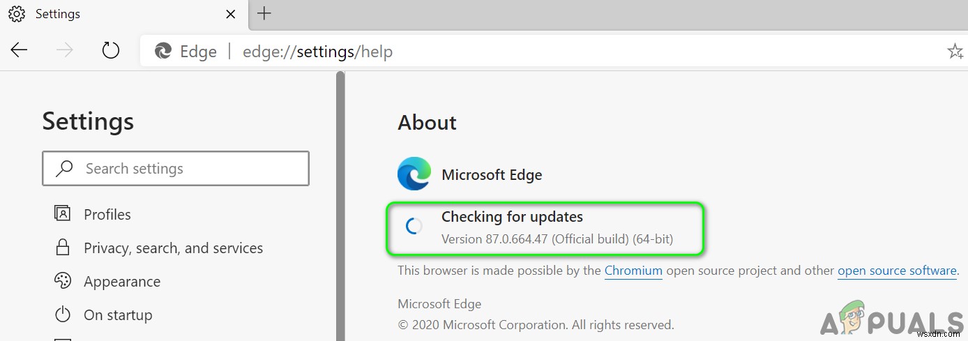 วิธีแก้ไขข้อผิดพลาด “RESULT_CODE_HUNG” บน Chrome &Edge 
