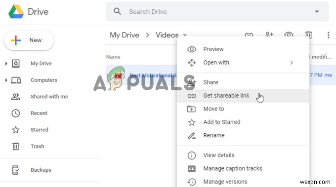 ติดอยู่ที่ข้อผิดพลาด  เรากำลังประมวลผลวิดีโอนี้  ใน Google Drive หรือไม่ ลองใช้วิธีแก้ปัญหาเหล่านี้ 