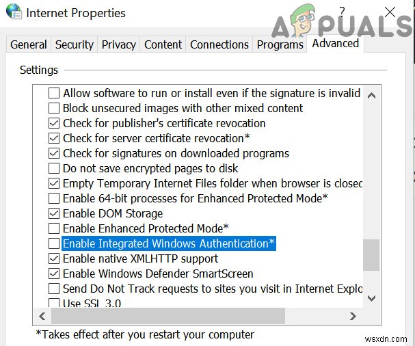 แก้ไข:INET_E_DOWNLOAD_FAILURE 