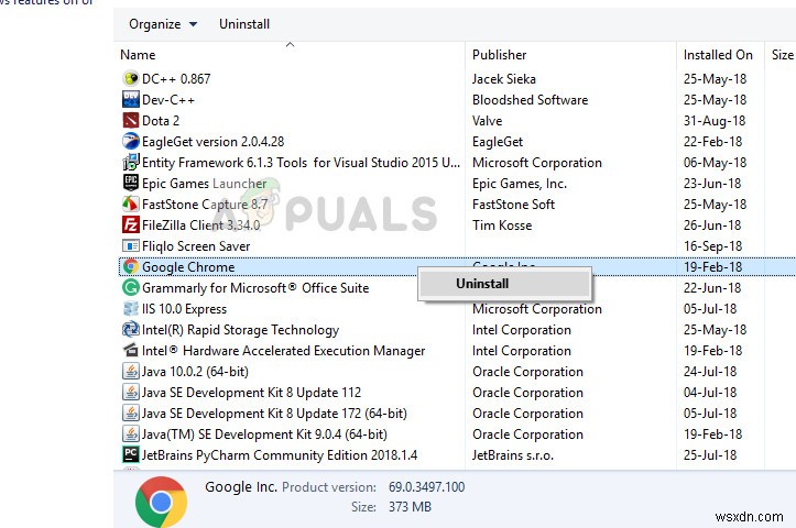 แก้ไขข้อผิดพลาดการอัปเดต Google Chrome (รหัสข้อผิดพลาด – 7:0x80040801) 