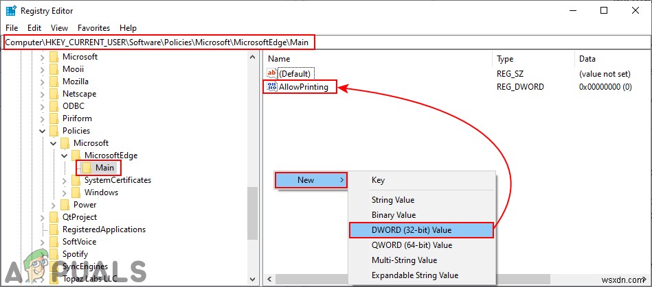 วิธีปิดการใช้งานการพิมพ์ใน Microsoft Edge บน Windows 10 