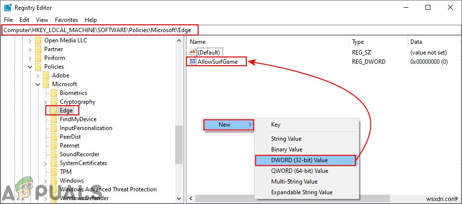 จะปิดการใช้งานเกม Surf ใน Microsoft Edge ได้อย่างไร? 