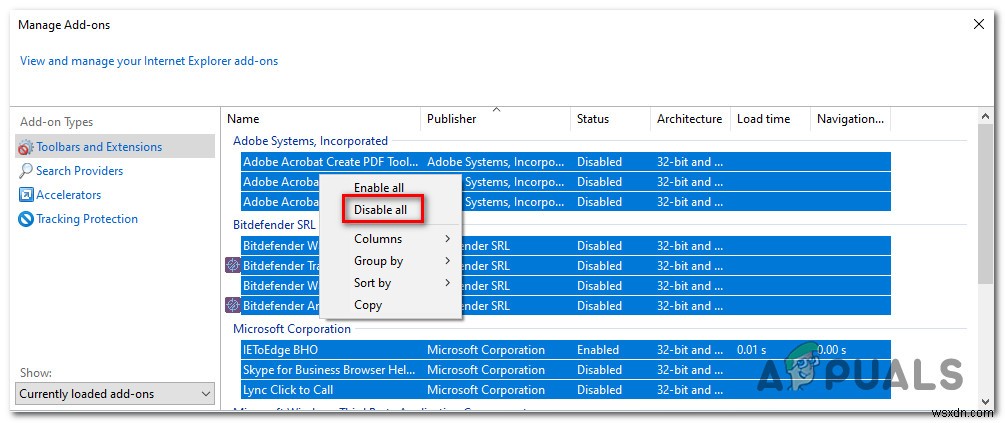 วิธีการแก้ไขข้อผิดพลาด  Res IEFrame DLL ACR_Error.HRM  ใน Internet Explorer 