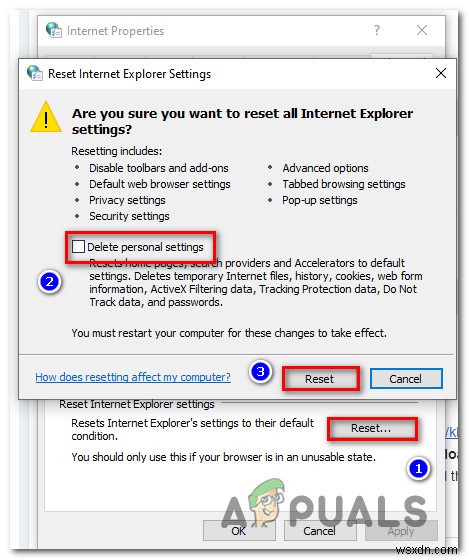 วิธีการแก้ไขข้อผิดพลาด  Res IEFrame DLL ACR_Error.HRM  ใน Internet Explorer 