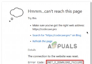 แก้ไข:รหัสข้อผิดพลาด  INET_E_DOWNLOAD_FAILIURE  ใน Edge และ IE 11 