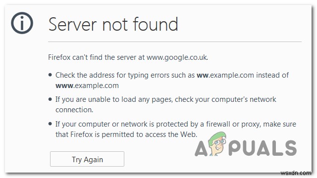 ไม่พบเซิร์ฟเวอร์ข้อผิดพลาดใน Firefox? แก้ไขปัญหาโดยใช้ขั้นตอนเหล่านี้ 
