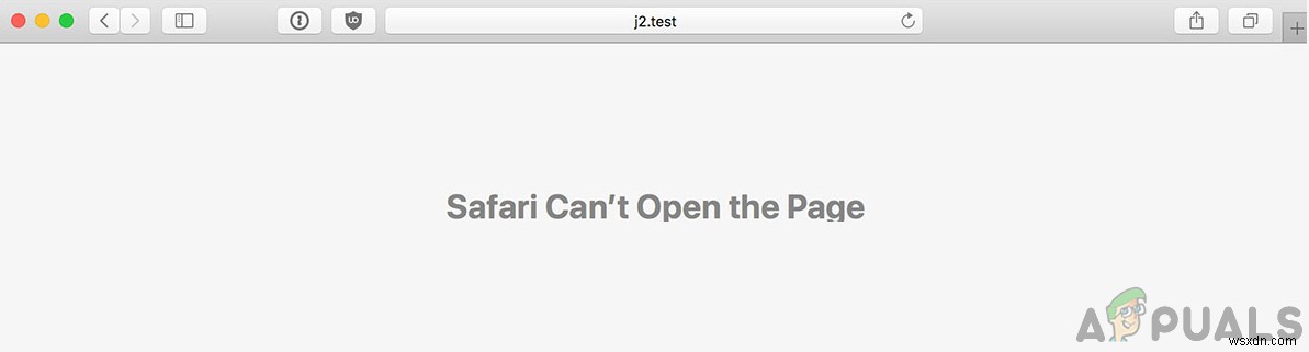 วิธีแก้ไข Safari ไม่สามารถเปิดเพจได้ 