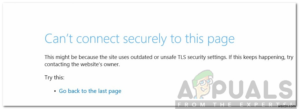 วิธีแก้ไขไม่สามารถเชื่อมต่ออย่างปลอดภัยกับหน้านี้บน Microsoft Edge 