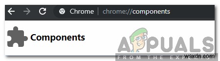 วิธีแก้ไขข้อผิดพลาด  ไม่ได้อัปเดตคอมโพเนนต์  บน Chrome 
