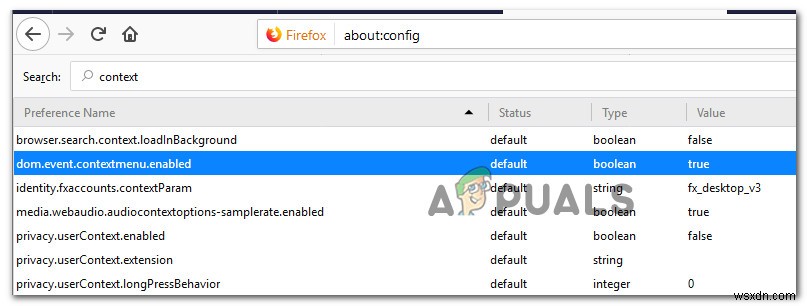 แก้ไข:คลิกขวาไม่ทำงานบน Firefox 