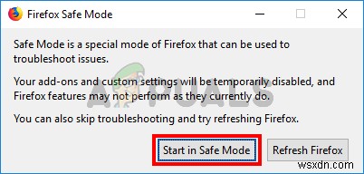 แก้ไข:Firefox จะไม่เปิดขึ้น 