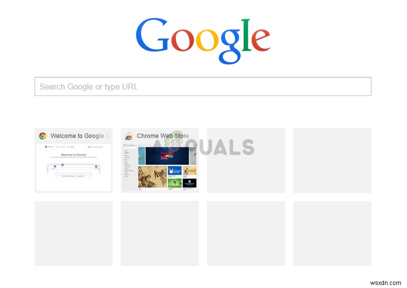 แก้ไข:รูปขนาดย่อที่เข้าชมบ่อยที่สุดของ Google Chrome ไม่แสดง 