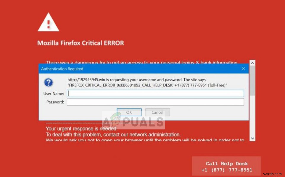 แก้ไข:Mozilla Firefox Critical Error 