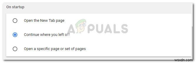 แก้ไข:เบราว์เซอร์ Chrome เปิดสองแท็บ 