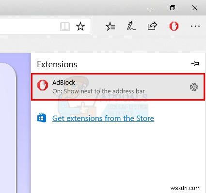 วิธีการติดตั้งและถอนการติดตั้ง Edge Extensions 